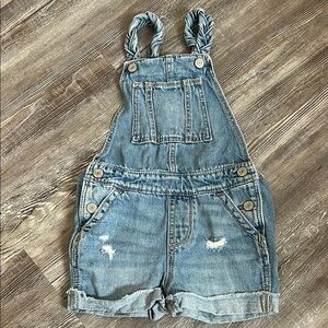 GAP Blue Denim Overalls Relaxed Fit